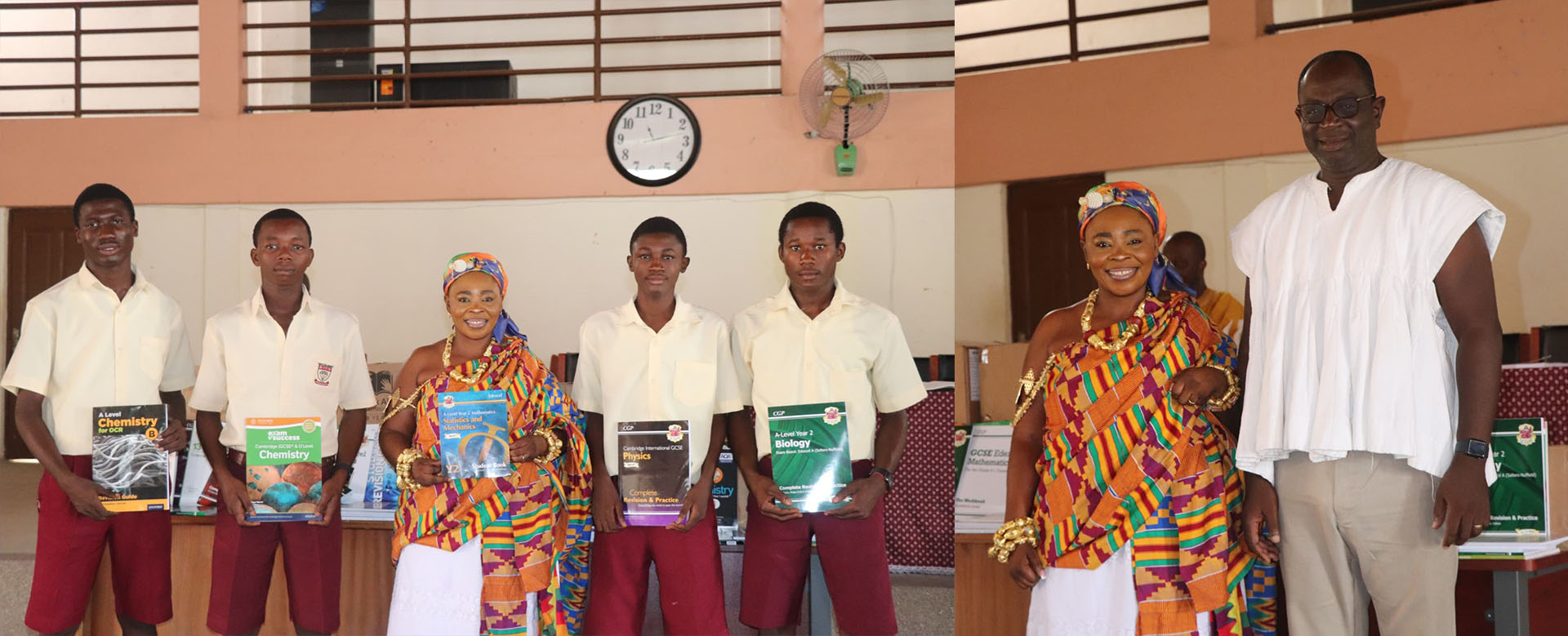 Okyenhene Osagyefo Amoatia Ofori Panyin opens library